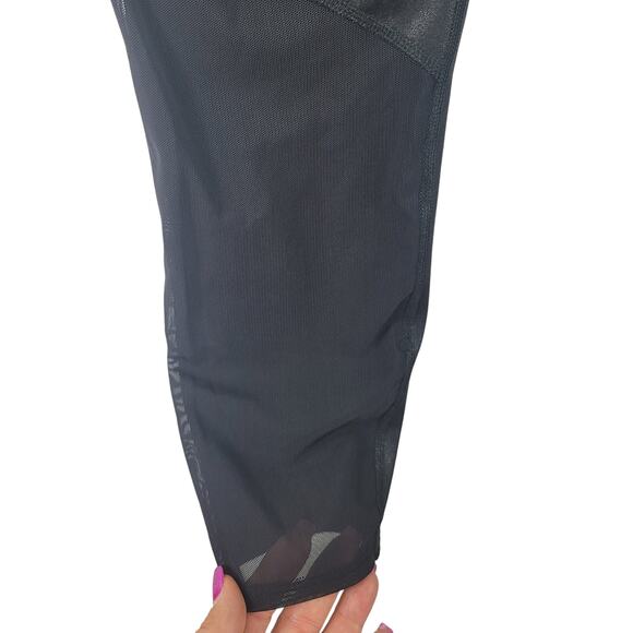 JoyLab Women's Athletic Hiking Workout Black Sparkle Shimmer Leggings L - Picture 3 of 5